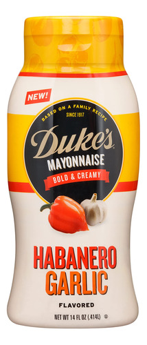 Duke's Mayonesa Con Sabor A Ajo Habanero