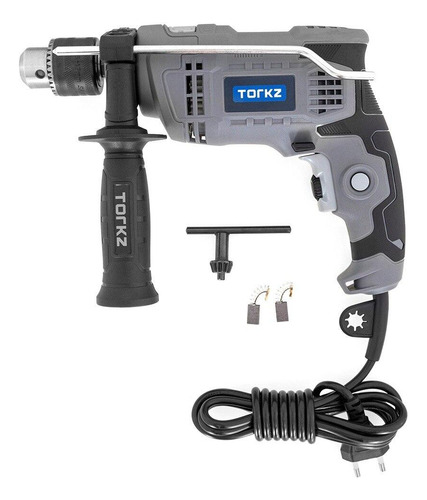 Furadeira De Impacto Prof. Tre0001 E Kit Brocas Torkz 10pç
