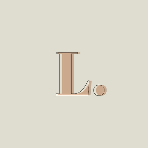 Libro: L: Monogram Initial Notebook Letter L, Modern Typogra