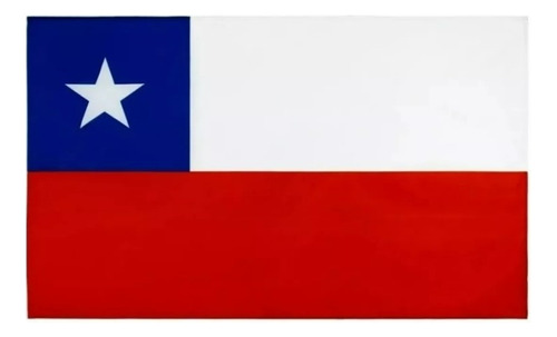 Bandera De Chile 120cm X 180 Cm Banderin Básico