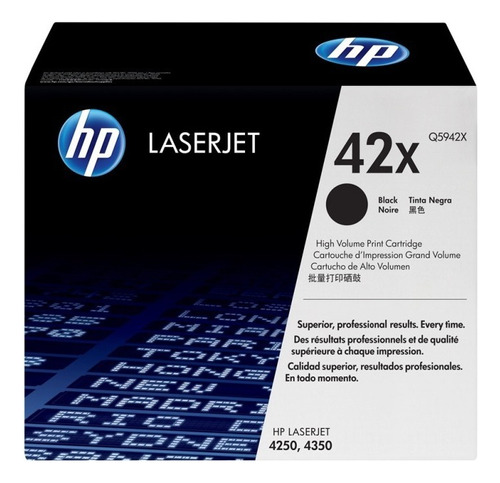 Toner Hp Q5942x Q5942y Original 4250 4350 42x Caja Outlet 