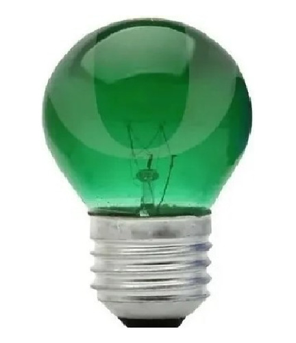 Lampada Bolinha 7w 127v Bg35 Verde Decoração Kit C/10