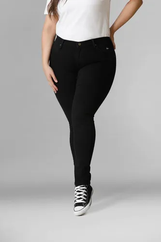 Pantalon jean para mujer clásico / color: negro (lee collection)