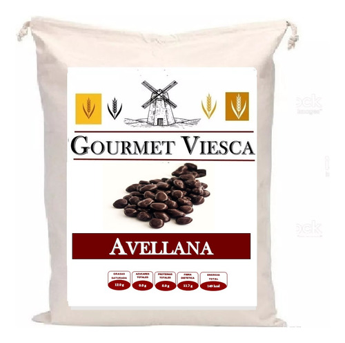 5 Kg Avellana Cubierta Con Chocolate Sin Azúcar