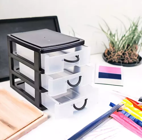 Mini Mueble Organizador Escritorio Lapices Accesorios