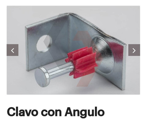 Clavo Con Angulo Pin 90°  1 1/4pack De 100 Pzas 