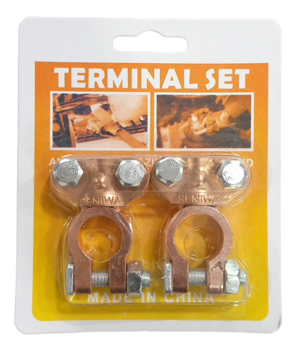 Borne O Terminal De Bateria Bronce Voltajes 12v 24v