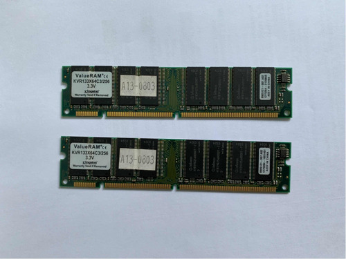 Memoria Ram Ddr 256mb 168 Pines 133mhz
