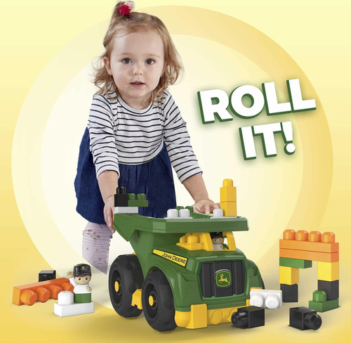 Mega Bloks John Deere Bloques De Construcción De Juguetes, C