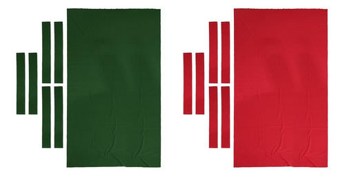 2x Paño De De Billar 9ft Accesorios De Fieltro