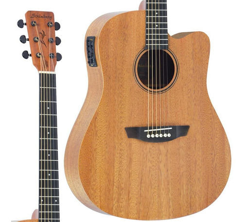 Imagem 5 de 5 de Violão eletroacústica Strinberg Forest FS4D para destros mahogany madeira técnica mate