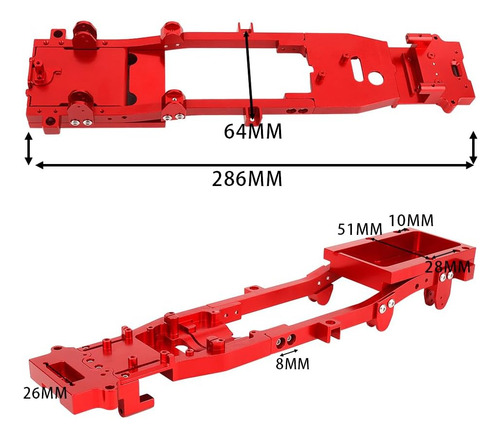 Viga De Marco De Chasis De Cuerpo De Metal Cnc Ensamblada Ad