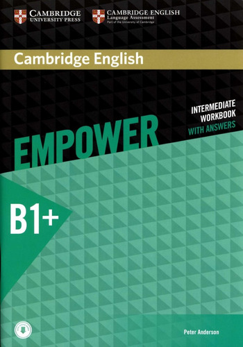 CAMBRIDGE ENGLISH EMPOWER ELEMENTARY - Workbook, de ANDERSON, Peter. Editorial CAMBRIDGE UNIVERSITY PRESS en inglés