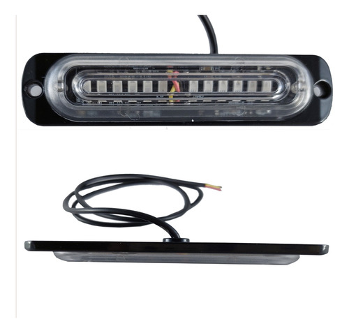 Plafon Barra Led Estrobo Con Lupa Para Motos Rzr Autos Jeeps