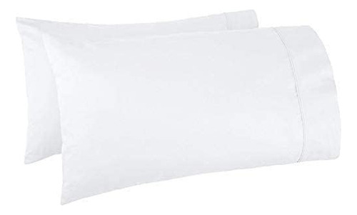 Funda De Almohada Extra Grande De Algodon Egipcio Con