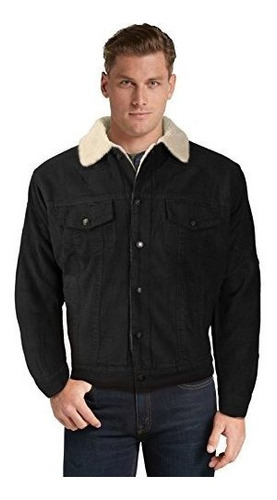 Chaqueta De Camionero Sherpa Trucker Classic Forrada En Piel