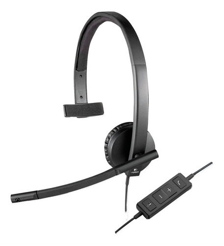 Auricular Logitech H570e Pc Usb Microfono Headset Mexx 1