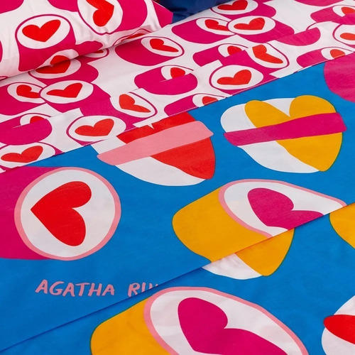 Imagen 3 de 6 de Sabanas Twin Agatha Ruiz De La Prada 1 1/1p Casablanca
