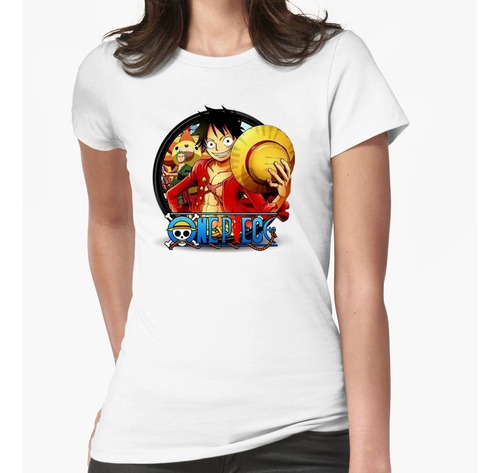 One Piece Playera Nueva Anime Modelo Monkey Luffy Y Amigos