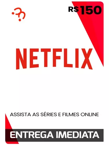 Gift Card Assinatura Netflix R$50 - Envio Digital - Gift Card Online