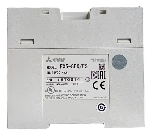 Modulo Clp Mitsubishi Fx5-8ex/es - 24vdc 4ma / 8 Entradas