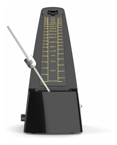 Metrónomo Mecánico Para Piano Guitarra Tambor Bajo Violín Sa