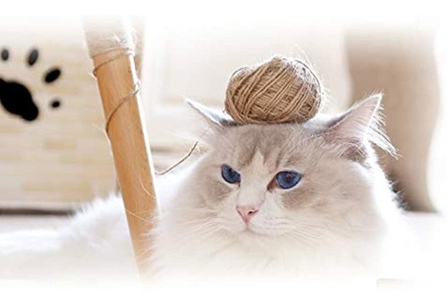 Imagen 3 de 5 de Cuerda De Sisal Natural De Gato Para Rascar El Reemplazo Del