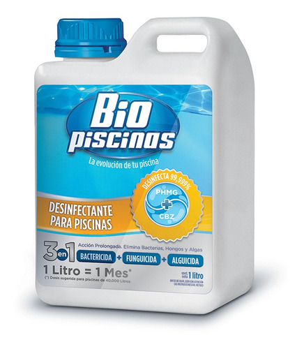 Biopiscinas Bactericida Funguicida Alguicida Piletas Bahia