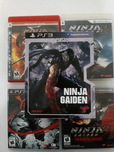 Ninja Gaiden Ps3 - Kit Com 4 Jogos - Midia Fisica