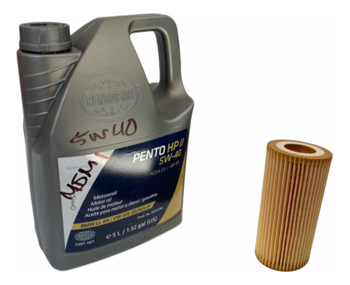 Filtro Aceite + Garrafa 5l Pentosin 5w-40 Para Vw Jetta Mk6