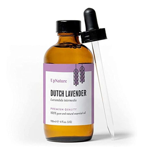 Upnature La Mejor Calidad De Dutch Aceite De Lavanda 4 oz