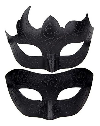 Conjunto Máscaras Venecianas Pareja Mardi Gras