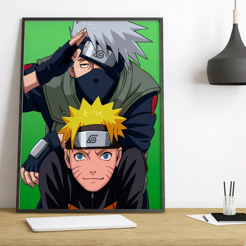 Vinilo Decorativo 30x40cm Poster Naruto Anime Manga 31