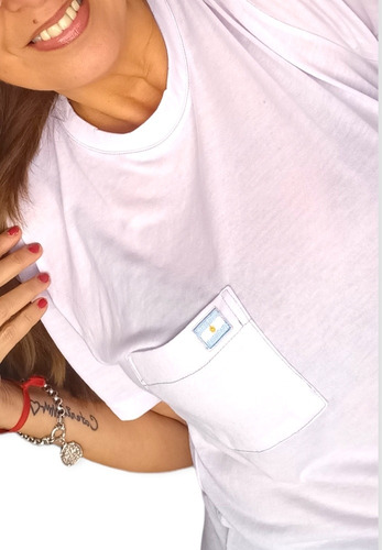Imagen 3 de 9 de Remera Blanca Argentina Mundial Unisex S Al Xl