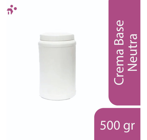 Crema Base Neutra Hidrosoluble - 500 Gr - Libre De Parabenos