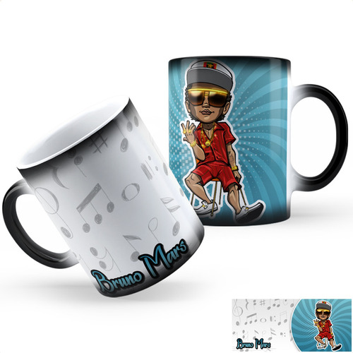 Taza Mágica Bruno Mars Calidad