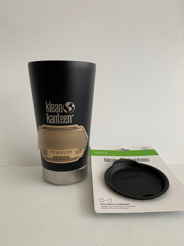 Klean Kanteen Tumbler - Vaso Térmico Para Café 16oz (473ml) Color Negro Tumbler 16oz