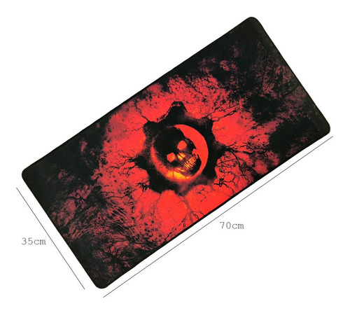 Mouse Pad Gamer Grande Jogos Mortais Saw Caveira
