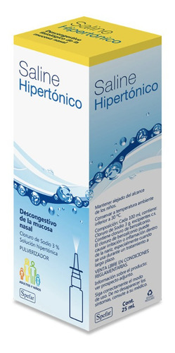 Saline®  Hipertónico | Solución Nasal 25ml