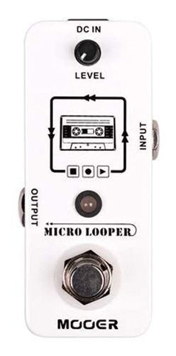 Mooer Micro Looper Pedal De Guitarra / Pedal De Efectos Bucl