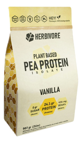 Proteina Herbivore Arveja Vainilla X 907g