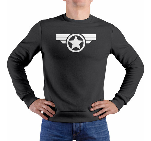 Polera Capitan America Logo (d1307 Boleto.store)