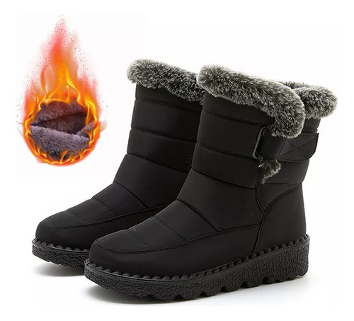 Botas De Nieve Cálidas De Invierno Para Mujer