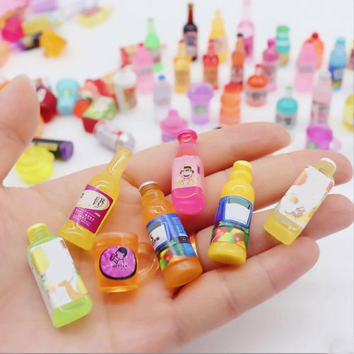... 150 Botellas De Bebida En Miniatura Juego De Cocina