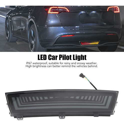 Luz De Señal Trasera De Coche 3 Funciones Para Tesla Model Y