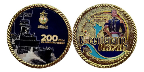 Moneda Conmemorativa Bicentenario Naval 