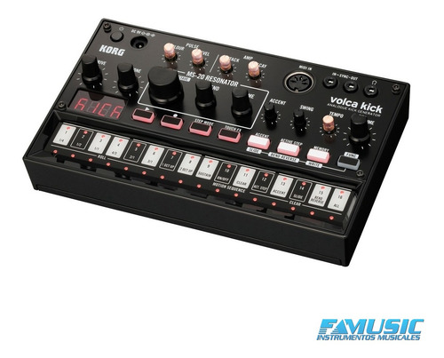 Imagen 3 de 10 de Korg Volca Kick Generador Analogico De Bombos Sintetizador