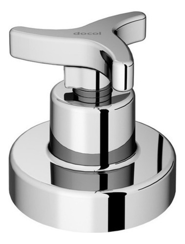 Kit 10 Acabamento P/ Registro Docol Base 3/4'' Nova Trio Cinza Brilhante