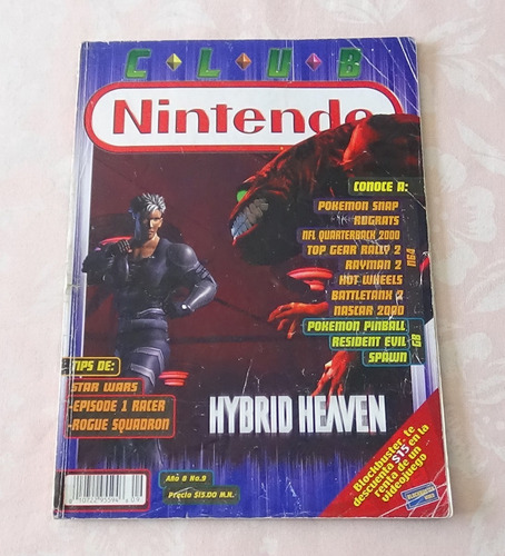 Club Nintendo Año 8 Numero 9 Septiembre 1999 Hybrid Heaven (Usado)