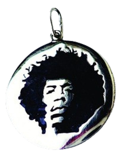 Dije Jimi Hendrix Plata Original Diseño Original